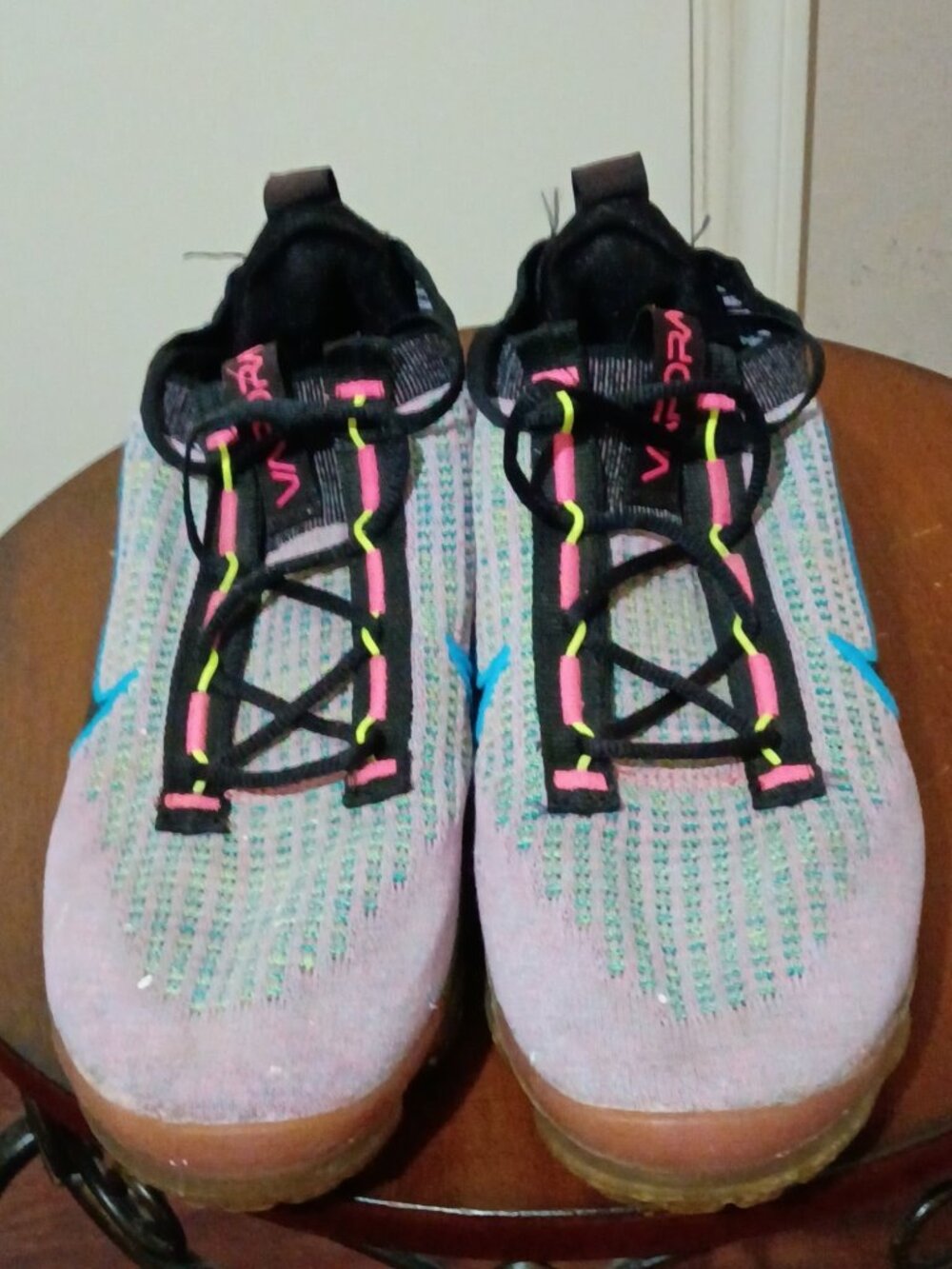 Nike Air Vapormax 2021 Flyknit Next Nature Women's Size 9.5 Shoes DX3369-600 - Picture 5 of 14